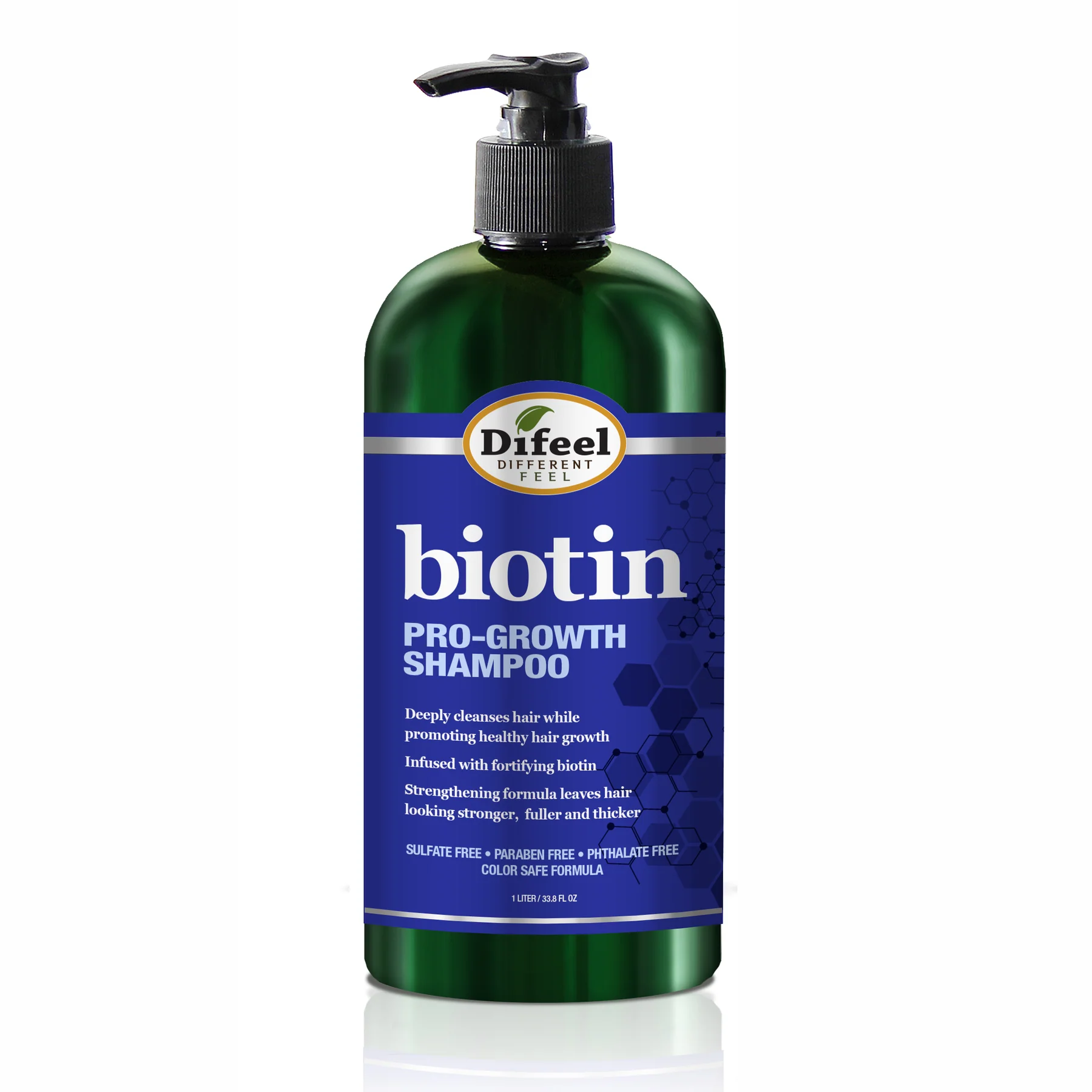 Difeel Biotin Shampoo Anticaída - Pro Crecimiento 1L