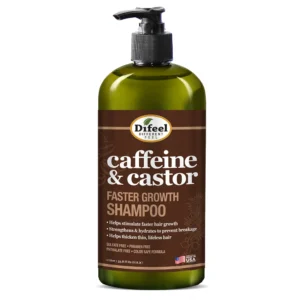 Difeel Caffeine & Castor Shampoo Anticaída - Pro Crecimiento 1L