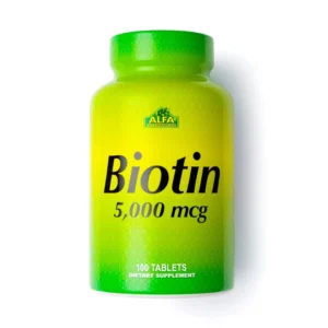 Biotina 5mg en tabletas